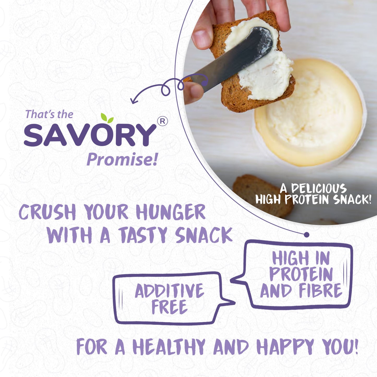 Savory Original Smooth High Protein Peanut Butter (1.2kg)