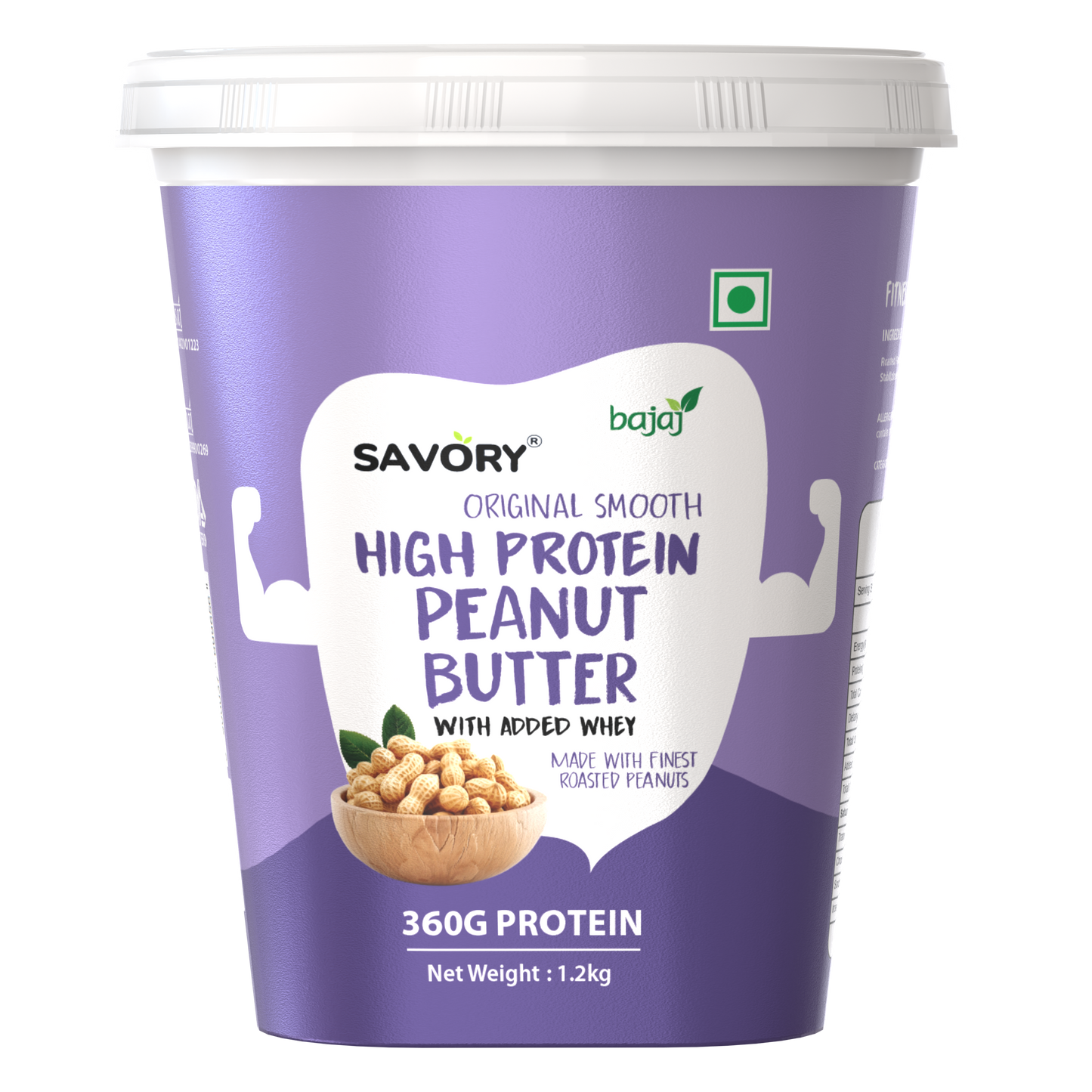Savory Original Smooth High Protein Peanut Butter (1.2kg)