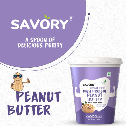 Savory Original Smooth High Protein Peanut Butter (1.2kg)