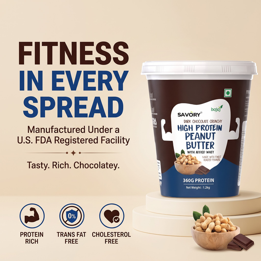 Savory Dark Chocolate Crunchy Peanut Butter (1.2kg)