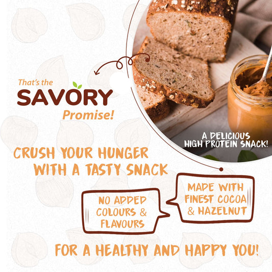 Savory Chocolate Hazelnut Spread (500g)