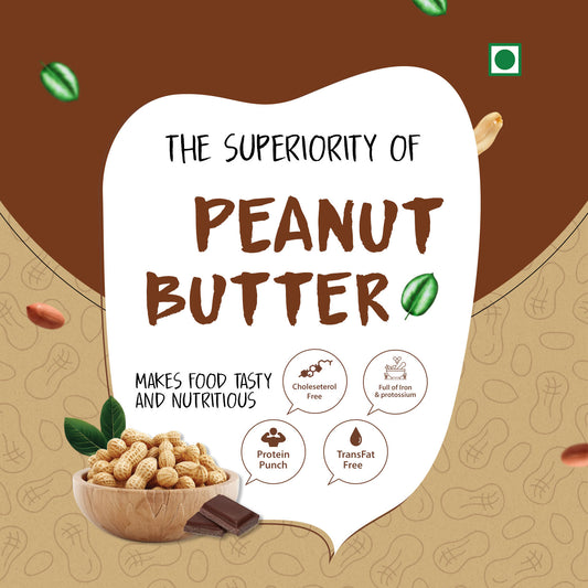 Savory Chocolate Crispy High Protein Peanut Butter (500g)