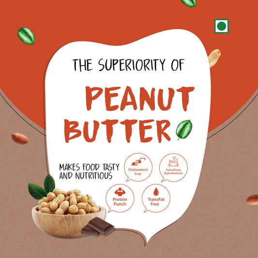 Savory Chocolate Crunchy High Protein Peanut Butter (500g)