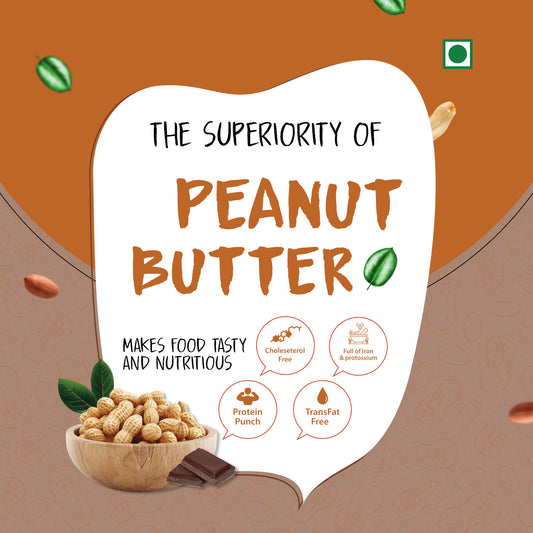 Savory Chocolate Smooth High Protein Peanut Butter (500g)