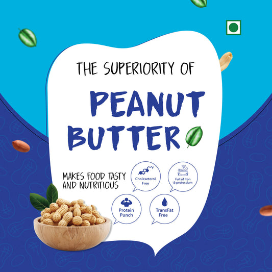 Savory Original Crunchy High Protein Peanut Butter (500g)