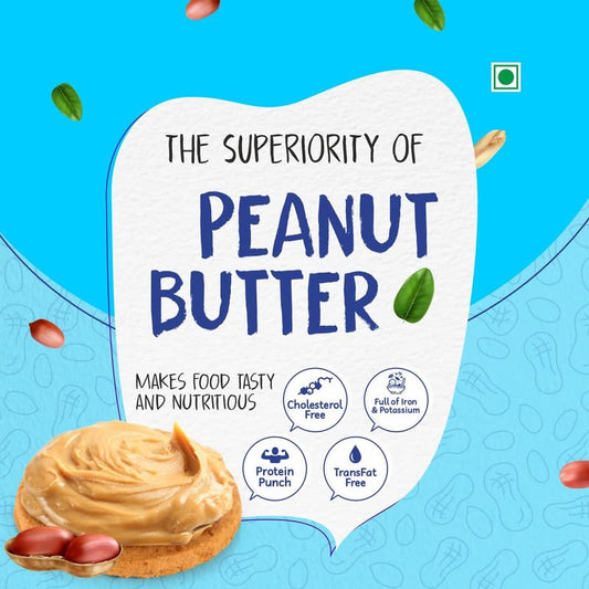 Savory Crunchy Peanut Butter (400g) | Made with Finest Roasted Peanut | Ready to Eat