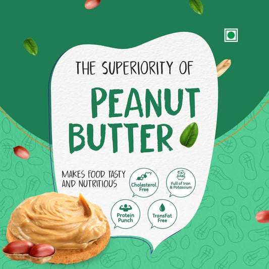 Savory Natural Unsweetened Peanut Butter (400g)