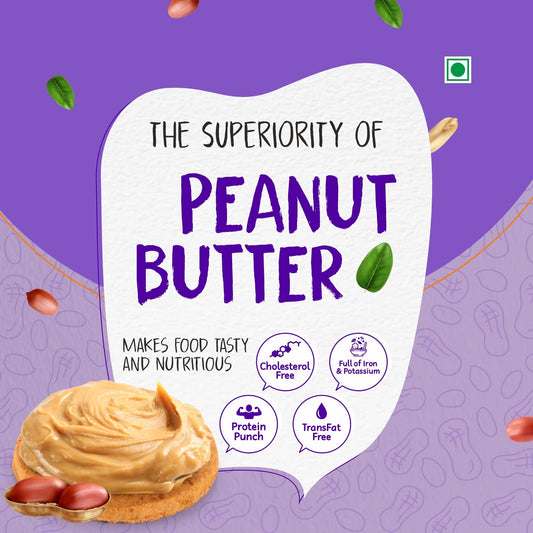 Savory Creamy Peanut Butter (400g) | Made with Finest Roasted Peanut | Ready to Eat