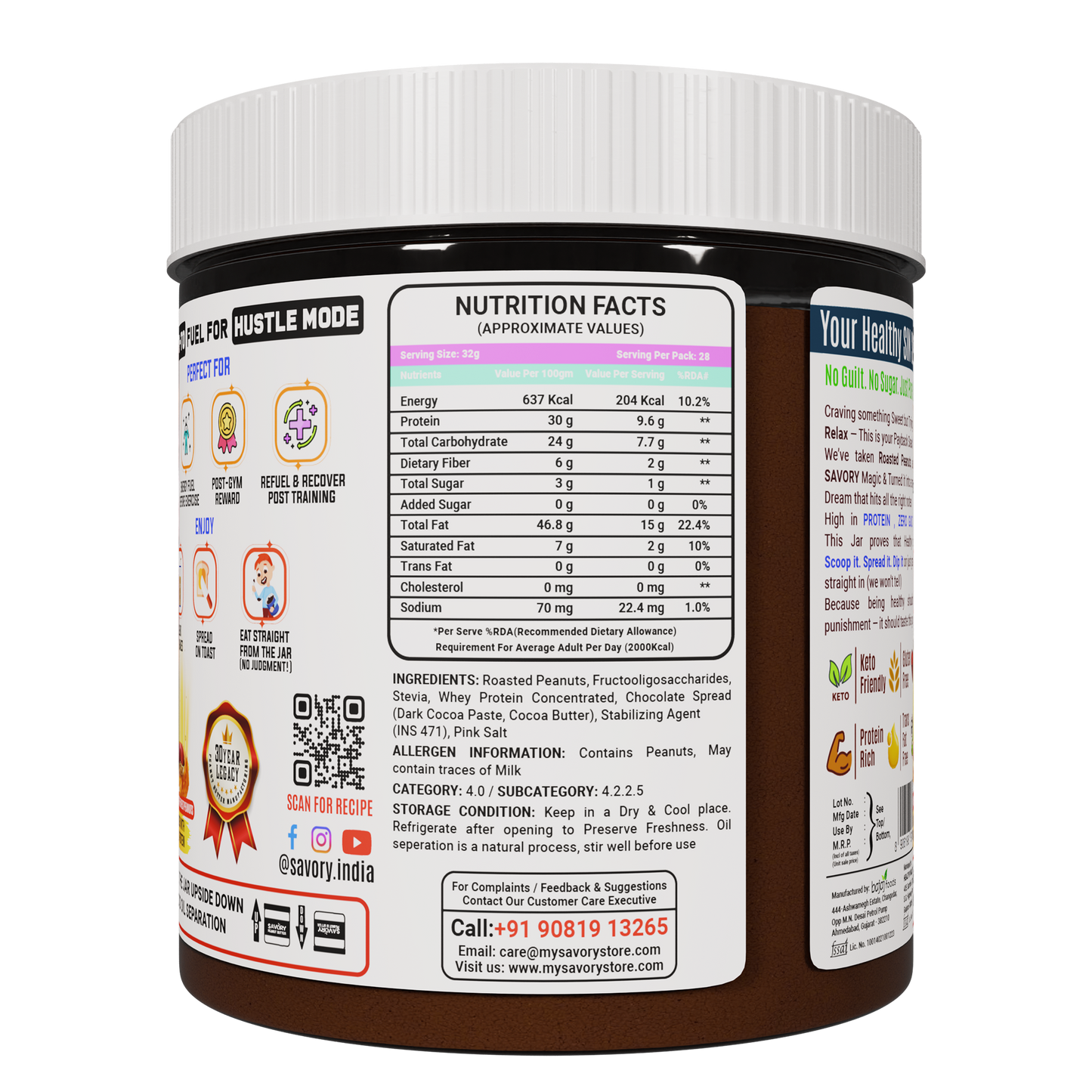 belgian chocolate peanut butter (900g)