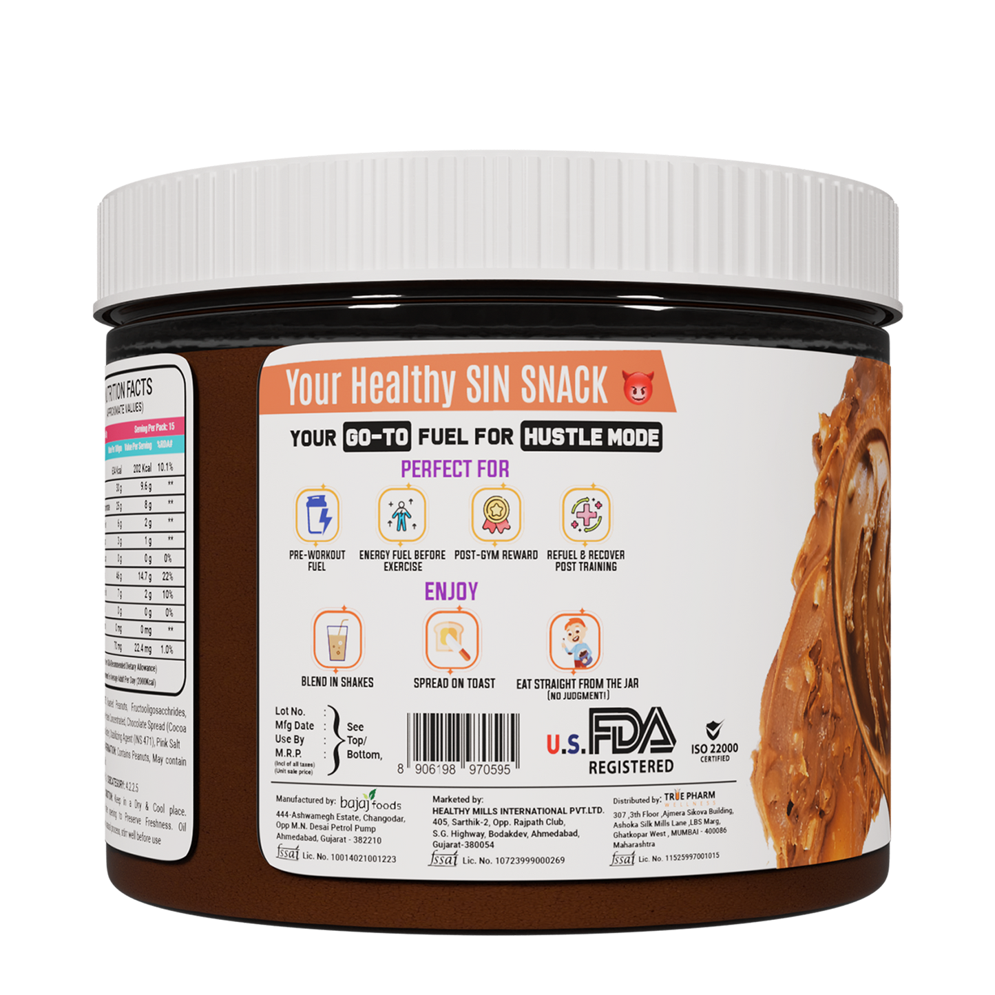 chocolate crunchy peanut butter