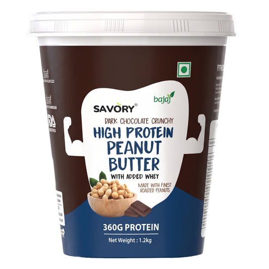 Savory Dark Chocolate Crunchy Peanut Butter (1.2kg)
