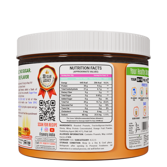 Orange Creamy Peanut Butter