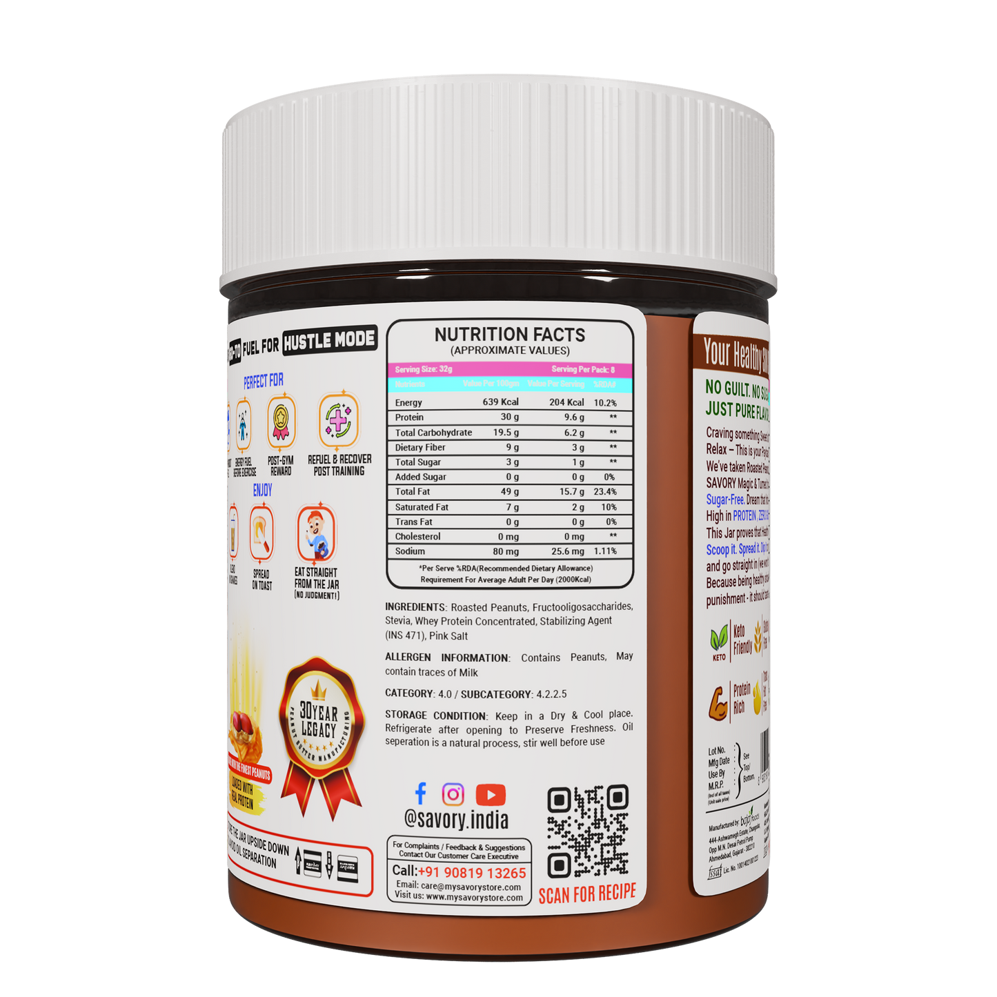 original smooth peanut butter (200g)