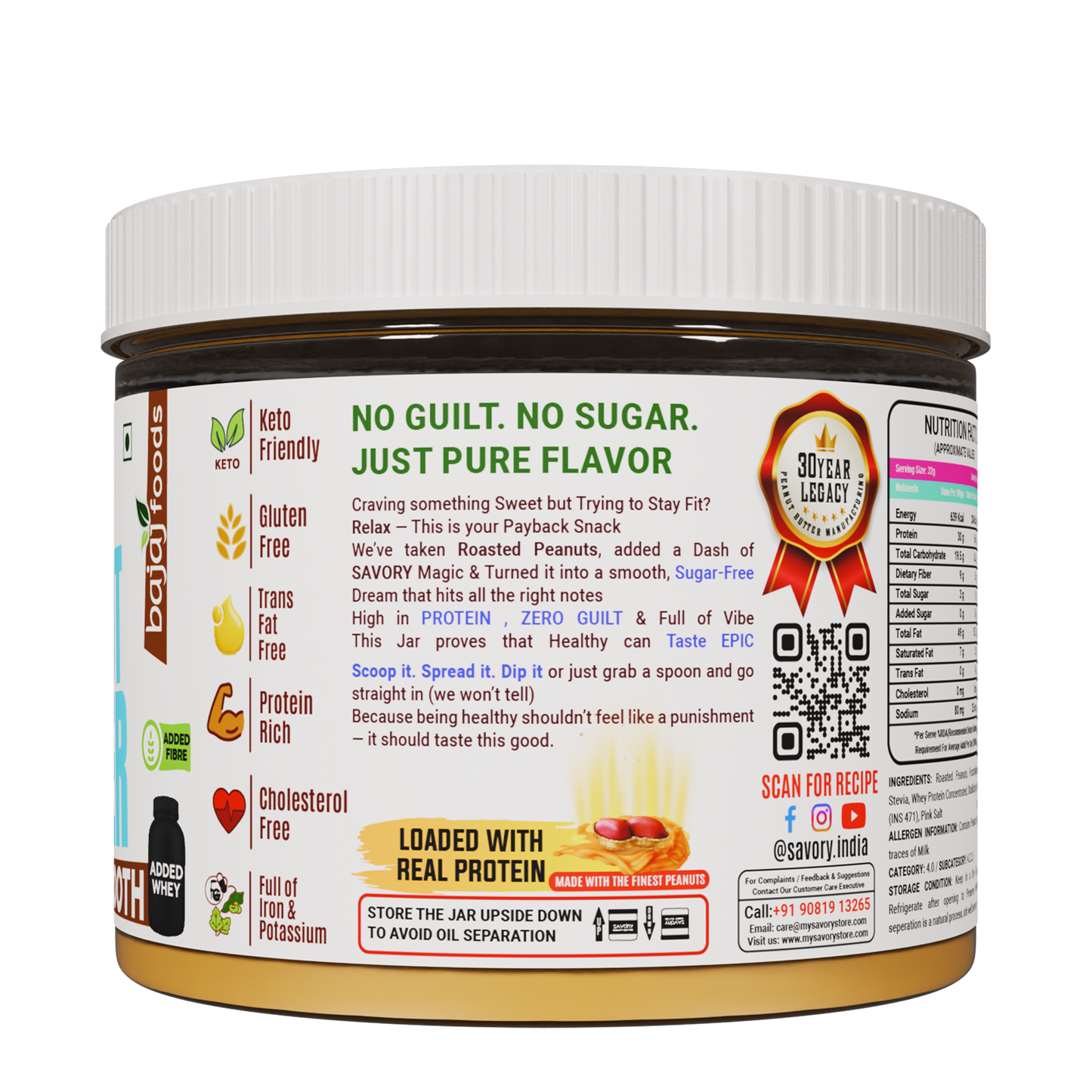 original smooth peanut butter