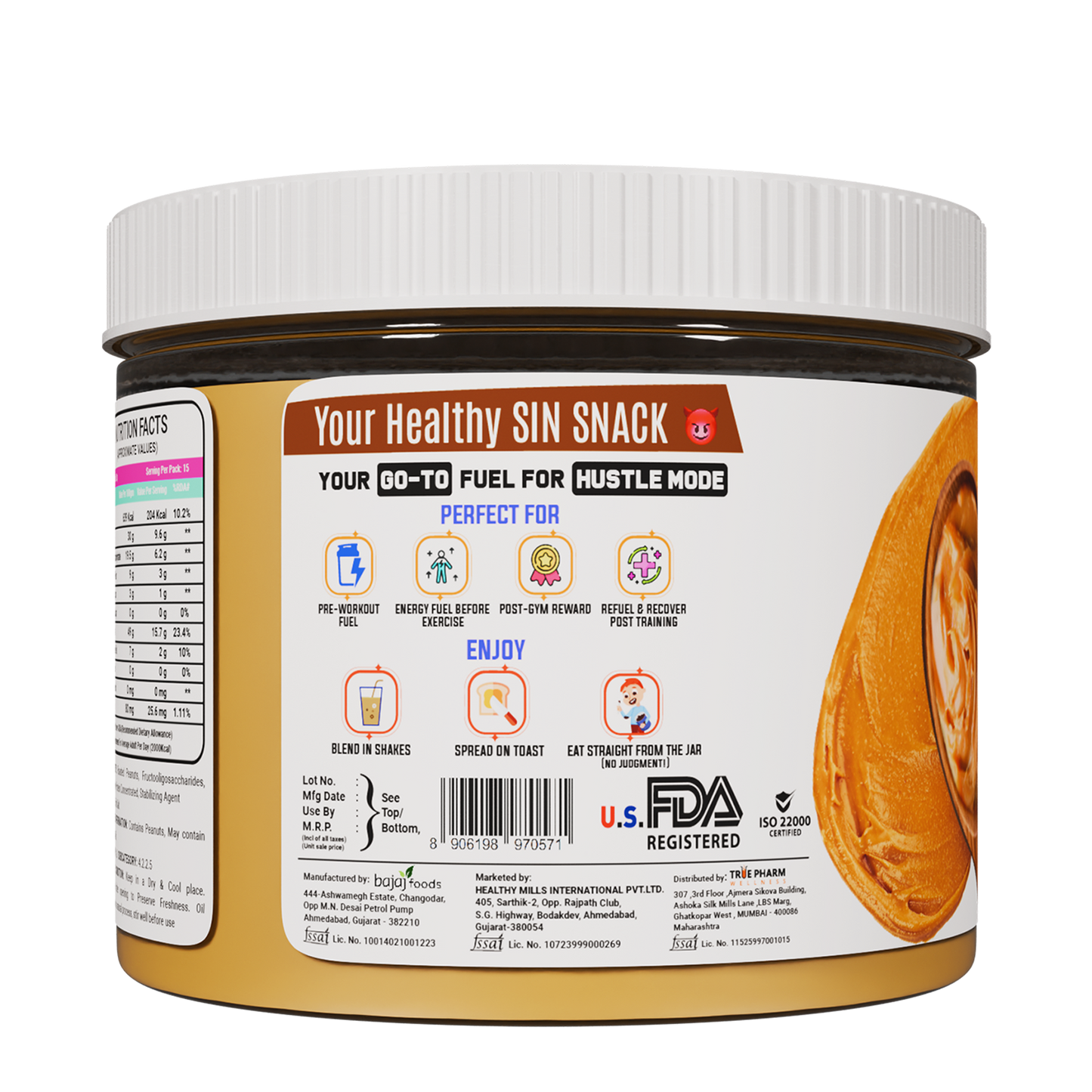 original smooth peanut butter