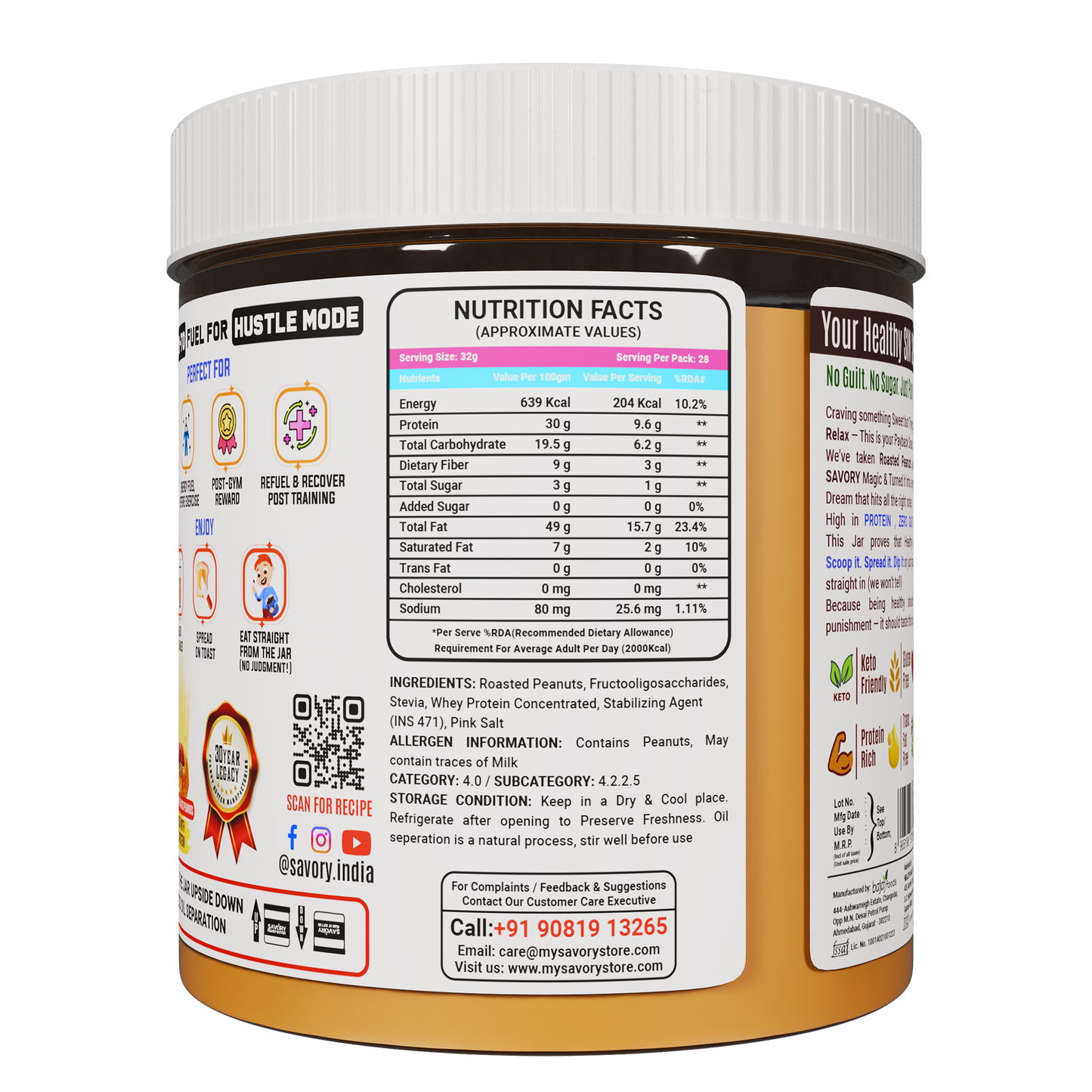 super crunchy peanut butter (900g)