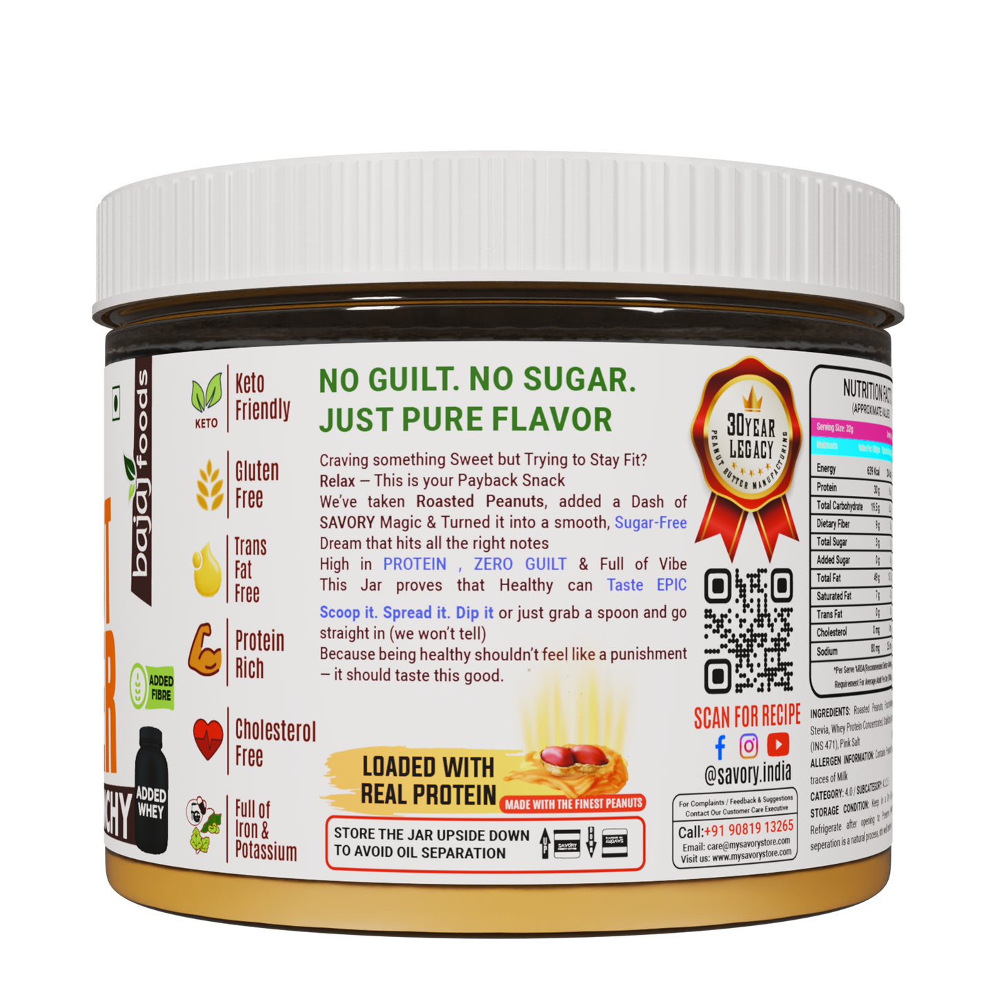 super crunchy peanut butter