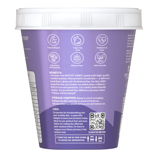 Savory Original Smooth High Protein Peanut Butter (500g)