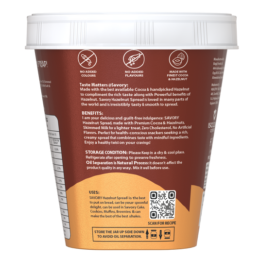 Savory Chocolate Hazelnut Spread (500g)