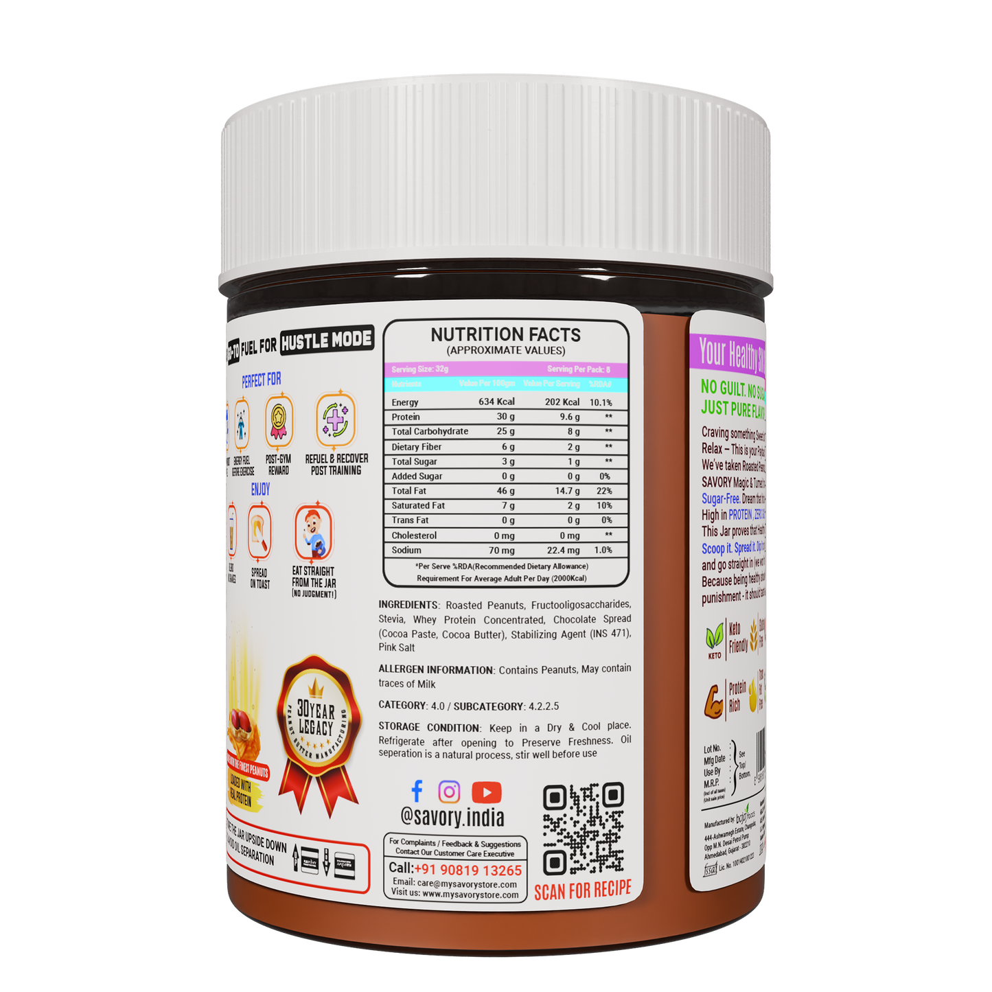 chocolate creamy peanut butter (200g)