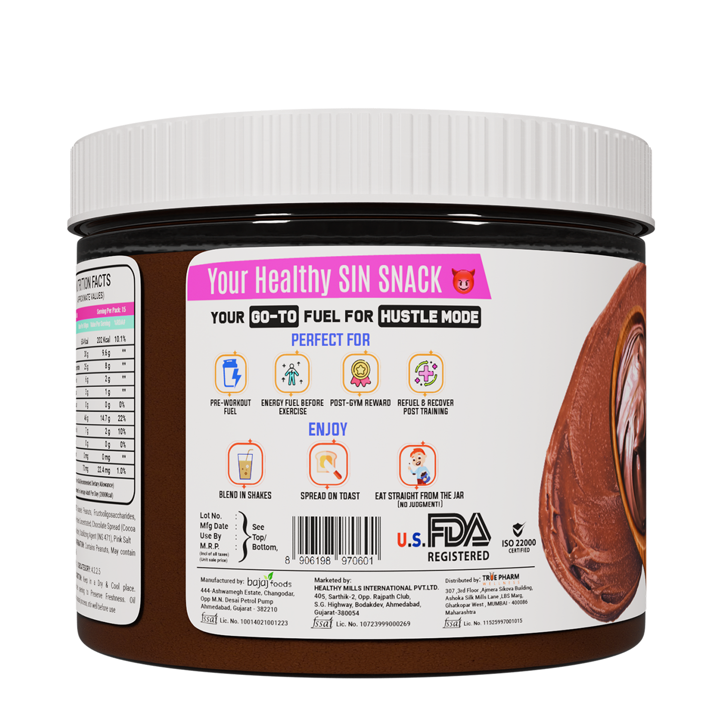 chocolate creamy peanut butter