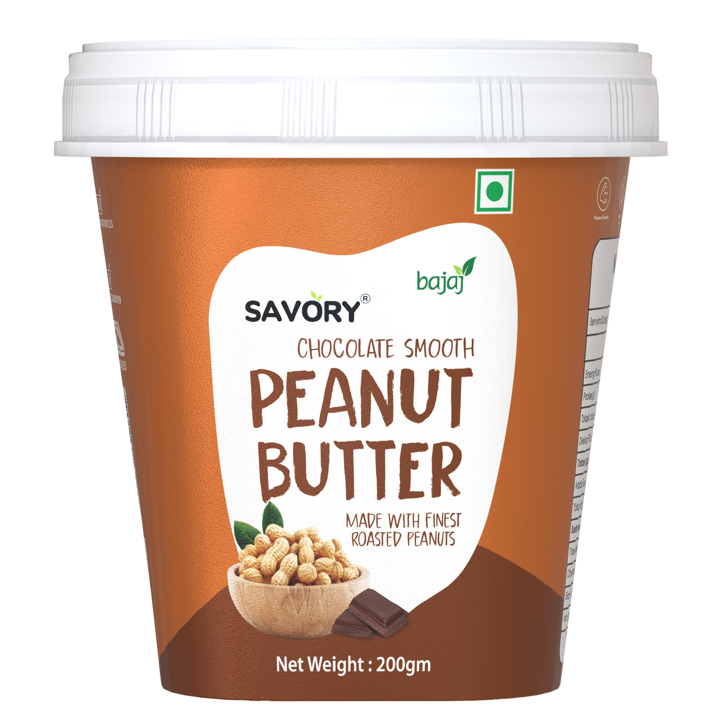 savory chocolate smooth penaut butter - 200g | wholesale carton pack