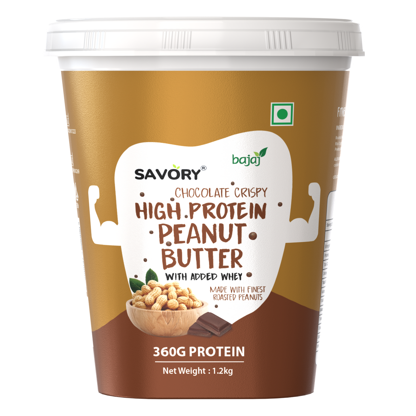 Savory Chocolate Crispy High Protein Peanut Butter (1.2kg)