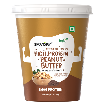 Savory Chocolate Crispy High Protein Peanut Butter (1.2kg)