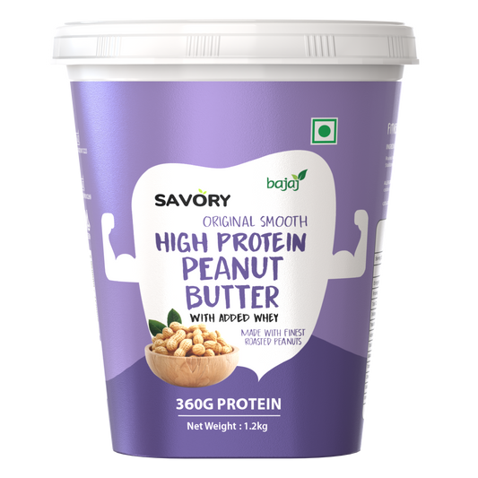 Savory Original Smooth High Protein Peanut Butter (1.2kg)