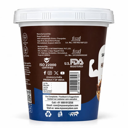 Savory Dark Chocolate Crunchy Peanut Butter (1.2kg)