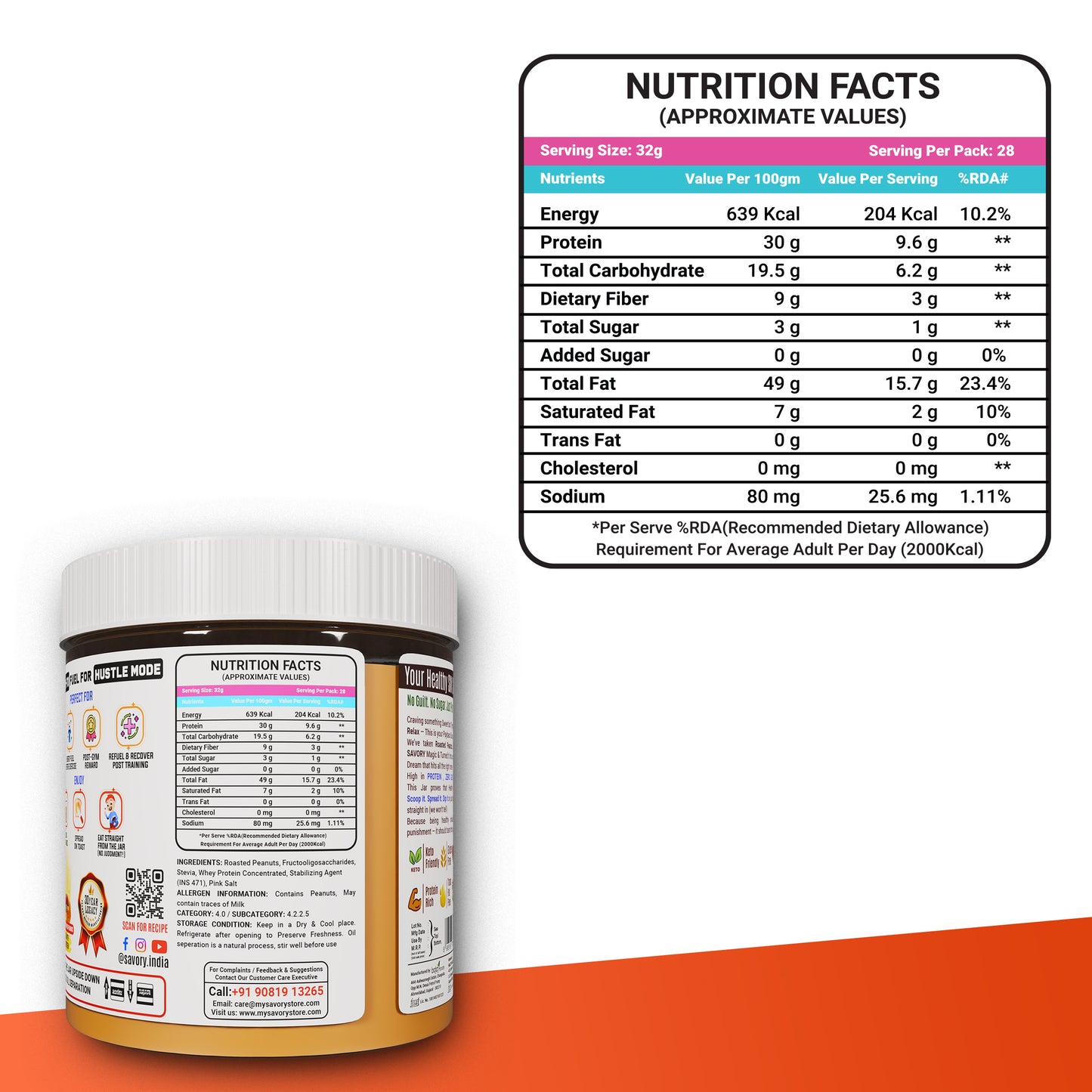 super crunchy peanut butter (900g)