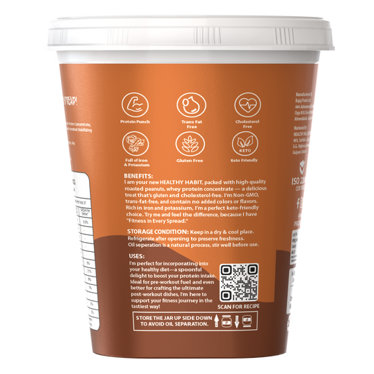 Savory Chocolate Smooth High Protein Peanut Butter (1.2kg)