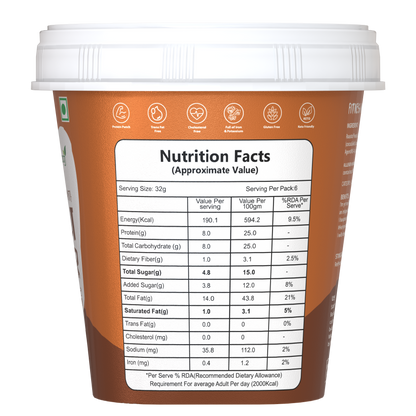 Savory Chocolate Smooth Penaut Butter - 200g | Wholesale Carton Pack