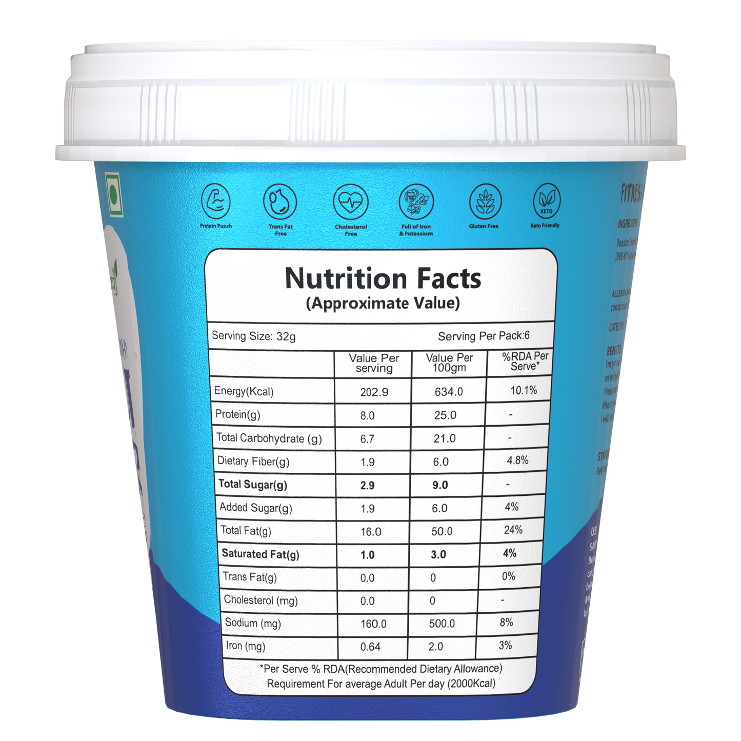 savory original crunchy peanut butter - 200g | wholesale carton pack