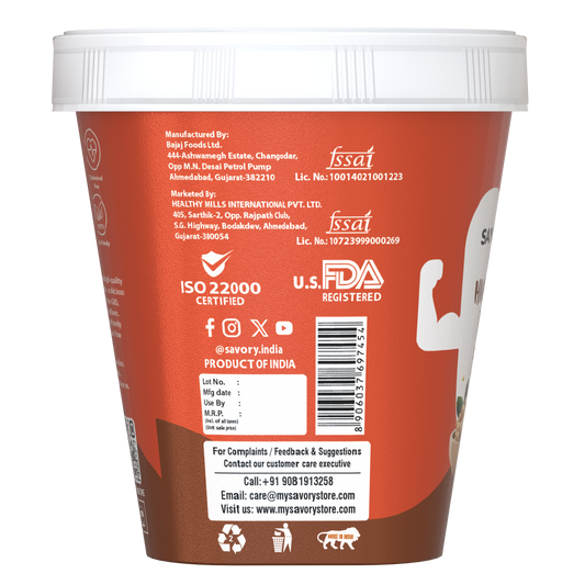 Savory Chocolate Crunchy High Protein Peanut Butter (500g)