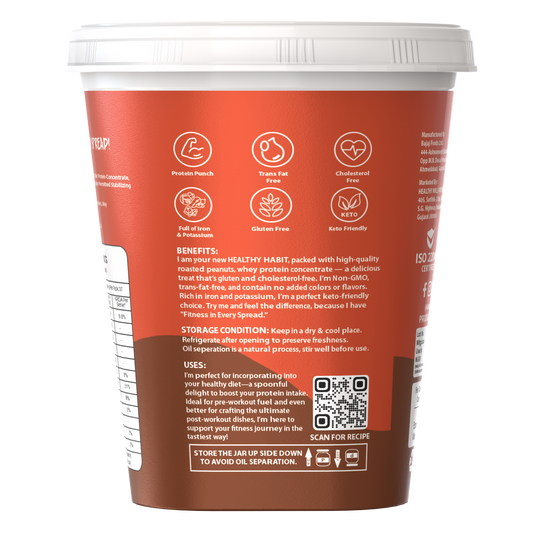 Savory Chocolate Crunchy High Protein Peanut Butter (1.2kg)