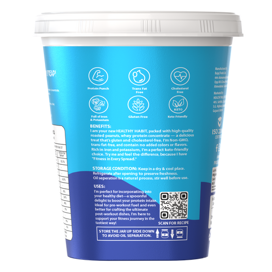 Savory Original Crunchy High Protein Peanut Butter (1.2kg)